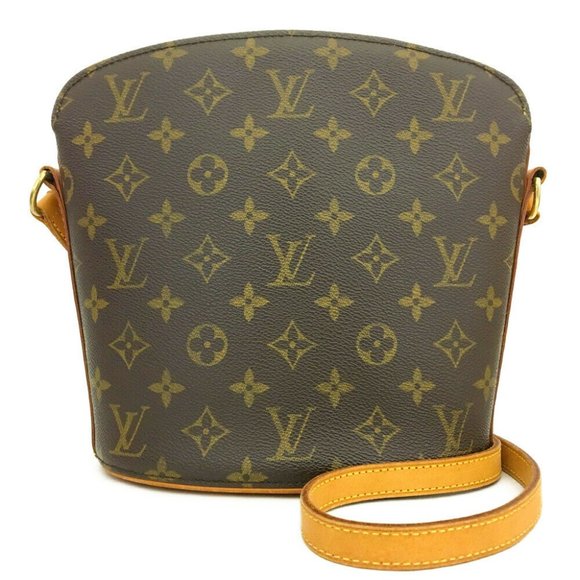 100% Authentic Louis Vuitton Monogram Drouot Cross body Bag